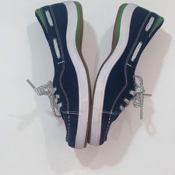 Keds Navy Arch Support Blue and Green Sneakers Gel Flex Women’s Shoes Size 8US - Picture 5 of 15